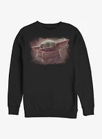 Star Wars The Mandalorian Cute Child Painting Crew Sweatshirt