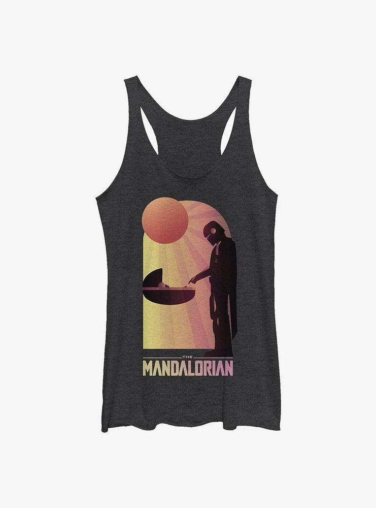 Star Wars The Mandalorian A Warm Meeting Girls Tank Top