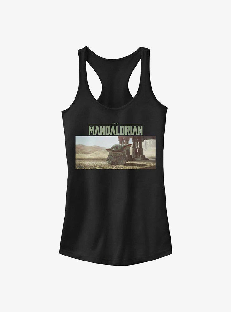 Star Wars The Mandalorian Child Still Looking Girls Tank Top