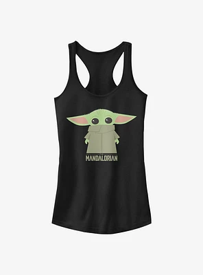 Star Wars The Mandalorian Child Covered Face Girls Tank