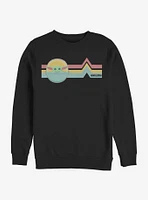 Star Wars The Mandalorian Rainbow Child Crew Sweatshirt