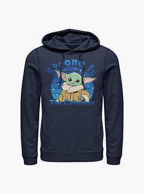 Star Wars The Mandalorian Child Strong Is Cuteness Hoodie