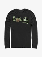 Star Wars The Mandalorian Bounty Child Text Long-Sleeve T-Shirt