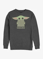 Star Wars The Mandalorian Child Covered Face Crew Sweatshirt