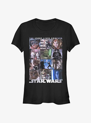 Star Wars The Story Lives On Girls T-Shirt