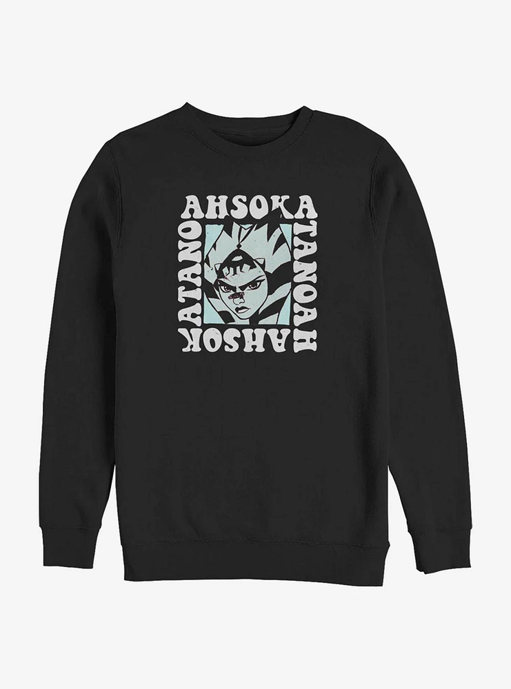 Star Wars Forces Of Destiny Ahsoka Groovy Crew Sweatshirt