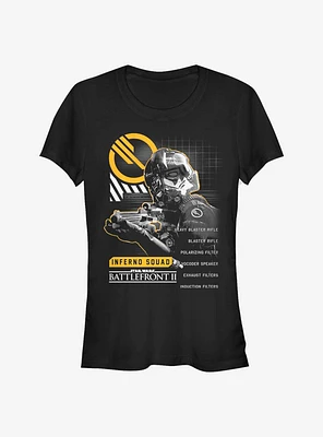 Star Wars Trooper Cutout Girls T-Shirt
