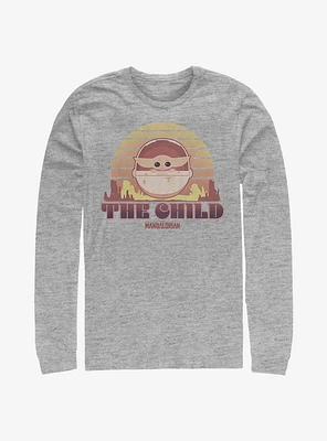 Star Wars The Mandalorian Sunset Child Long-Sleeve T-Shirt