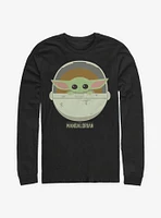 Star Wars The Mandalorian Child Cute Bassinet Long-Sleeve T-Shirt