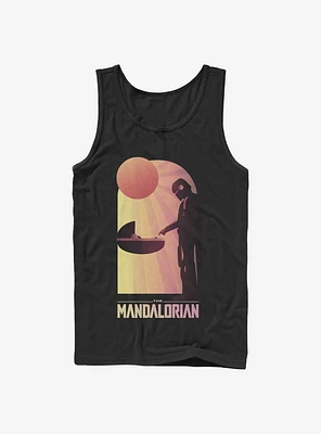 Star Wars The Mandalorian A Warm Meeting Tank Top