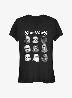 Star Wars Trooper Helmets Girls T-Shirt