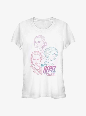 Star Wars Rebel Women Girls T-Shirt