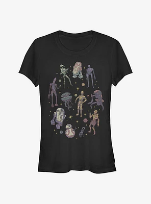 Star Wars Sidekick Circle Girls T-Shirt