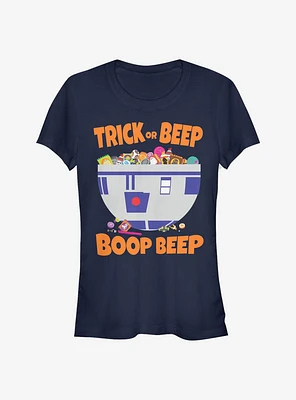 Star Wars Trick Or Beep Girls T-Shirt