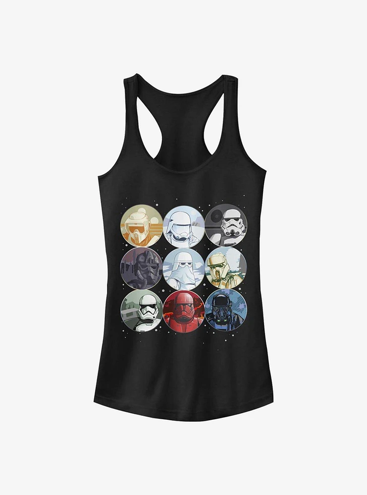 Star Wars Trooper Planets Girls Tank Top