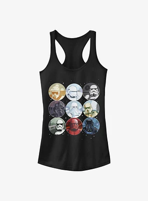 Star Wars Trooper Planets Girls Tank Top