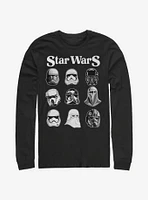 Star Wars Trooper Helmets Long-Sleeve T-Shirt