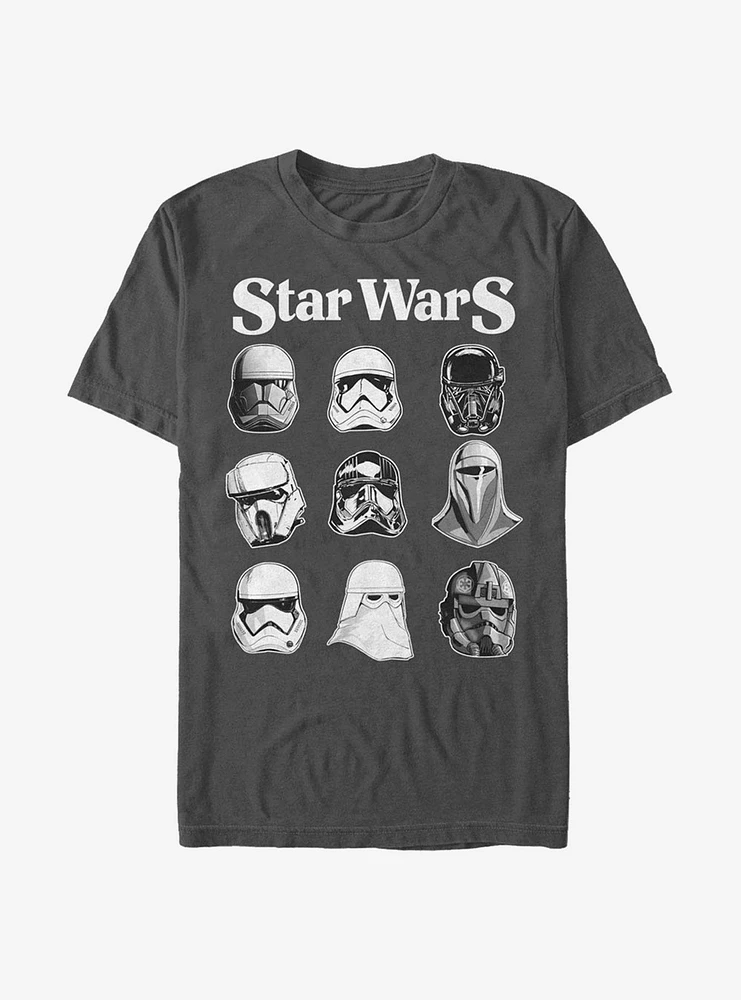 Star Wars Trooper Helmets T-Shirt