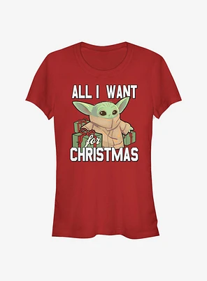 Star Wars The Mandalorian Christmas Child Girls T-Shirt