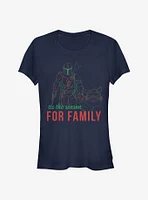 Star Wars The Mandalorian Family Time Girls T-Shirt