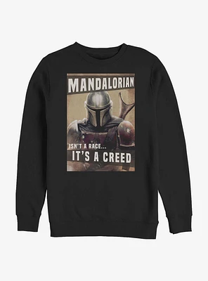 Star Wars The Mandalorian Creed Crew Sweatshirt