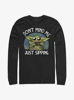 Star Wars The Mandalorian Just Sipping Child Long-Sleeve T-Shirt