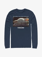Star Wars The Mandalorian Song Meme Child Long-Sleeve T-Shirt