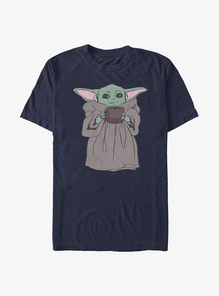 Star Wars The Mandalorian Child Tea Drinker T-Shirt