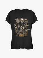 Star Wars: The Last Jedi Group Gold Girls T-Shirt