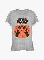Star Wars: The Last Jedi Porg Pumpkin Girls T-Shirt