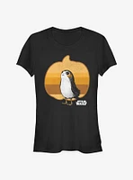 Star Wars: The Last Jedi Porg Simple Pumpkin Girls T-Shirt