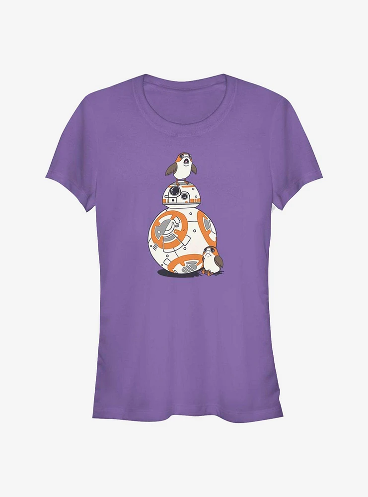 Star Wars: The Last Jedi Tiny Porgs Redux Girls T-Shirt