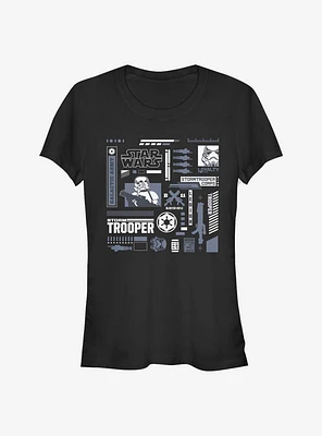 Star Wars Trooper Elements Girls T-Shirt