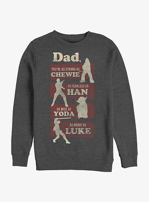 Star Wars Dad Is Crew Sweatshirt