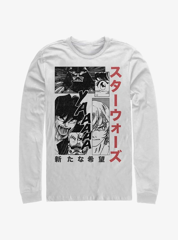 Star Wars Manga Page Long-Sleeve T-Shirt