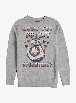 Star Wars: The Force Awakens BB-8 My Valentine Crew Sweatshirt