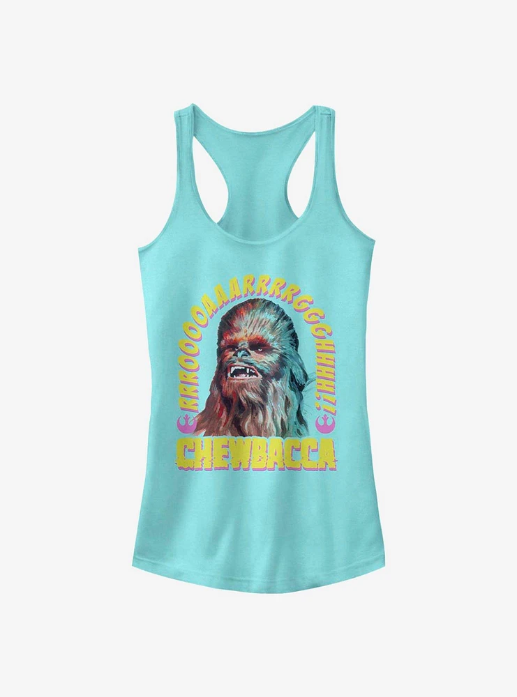 Star Wars Chewy Waves Girls Tank