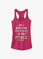 Star Wars Christmas Force Girls Tank