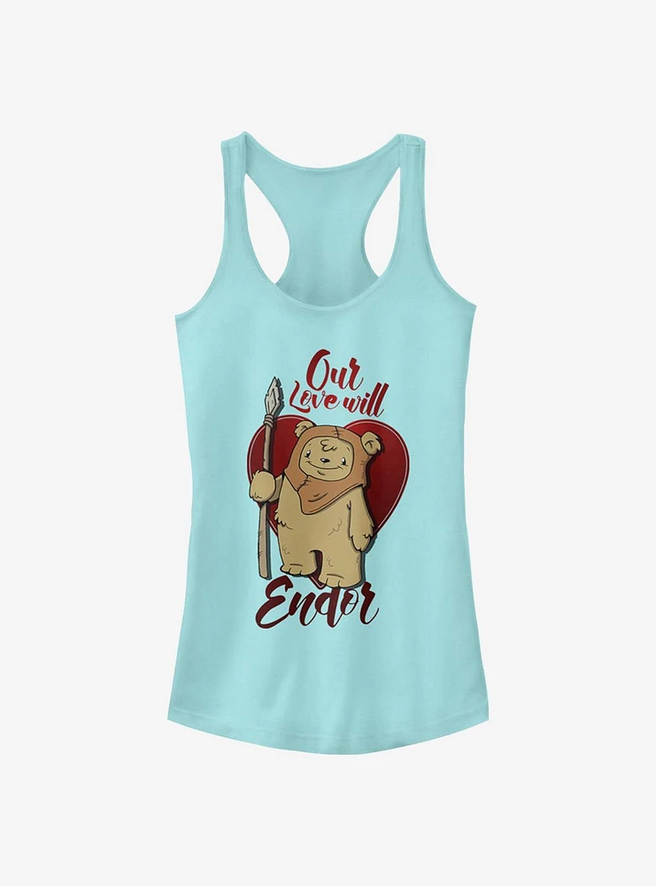 Star Wars Love Will Endor Girls Tank