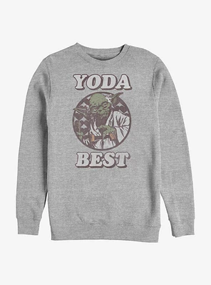 Star Wars Yoda Best Crew Sweatshirt