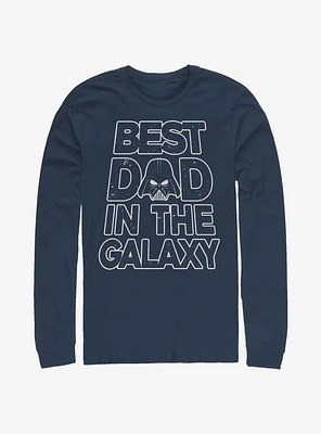 Star Wars Darth Vader Galaxy Dad Long-Sleeve T-Shirt