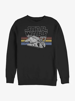 Star Wars Falcon Stripes Crew Sweatshirt