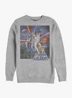 Star Wars Episode IV A New Hope La Guerra De Las Galaxias Poster Sweatshirt