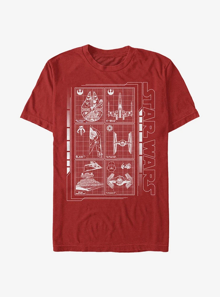 Star Wars Battle Ships T-Shirt
