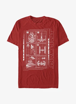 Star Wars Battle Ships T-Shirt