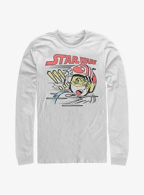 Star Wars Manga Print Long-Sleeve T-Shirt