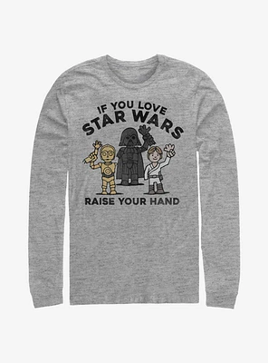 Star Wars Raise Your Hands Long-Sleeve T-Shirt