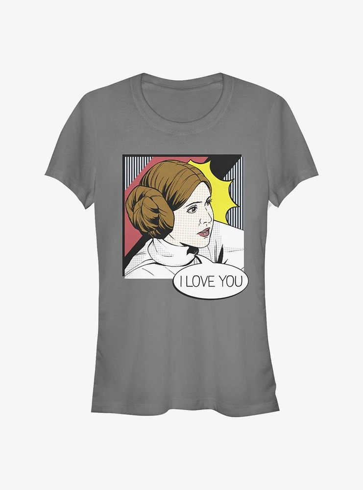 Star Wars Love You Comic Girls T-Shirt