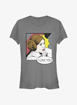 Star Wars Love You Comic Girls T-Shirt