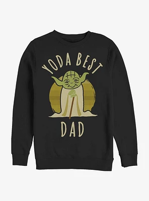 Star Wars Best Dad Yoda Says Crew Sweatshirt